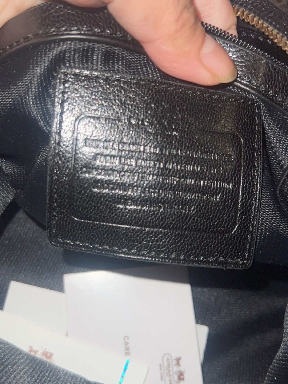 Coach Leopard-Print Satchel - Black & Brown - Picture 8 of 8